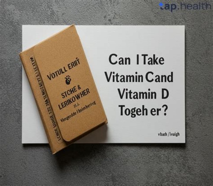 Can I take vitamin C and vitamin D together?