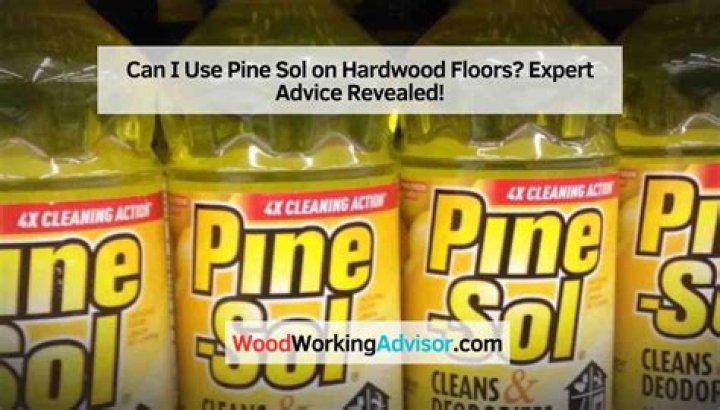 Can I use Pine-Sol on hardwood floors?