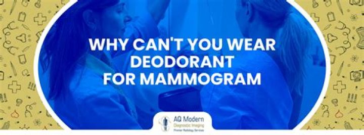 Can I wear deodorant for an MRI?
