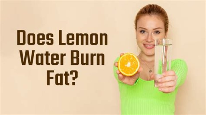 Can lemon water burn belly fat?