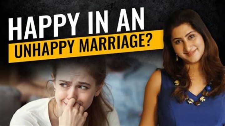 Can you be happy in an unhappy marriage?
