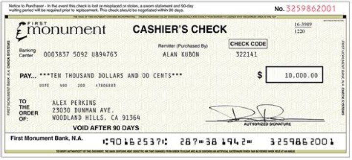 Can you cash a cashier's check immediately?