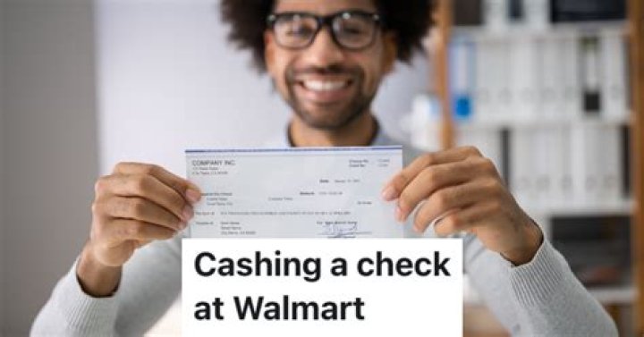 Can you cash a written check at Walmart?
