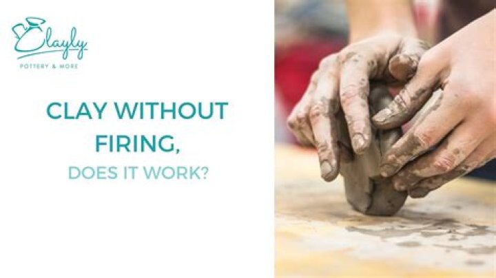 Can you glaze clay without firing it?