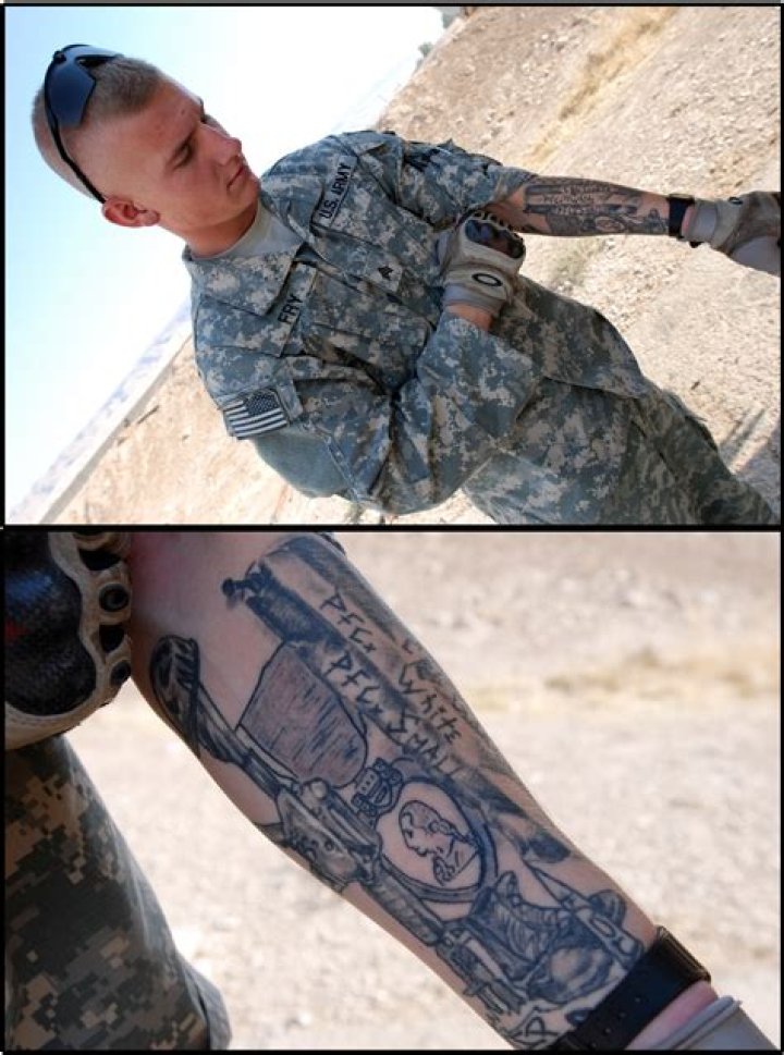 Can you have a full sleeve tattoo in the army?