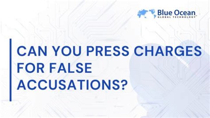 Can you press charges for slander?