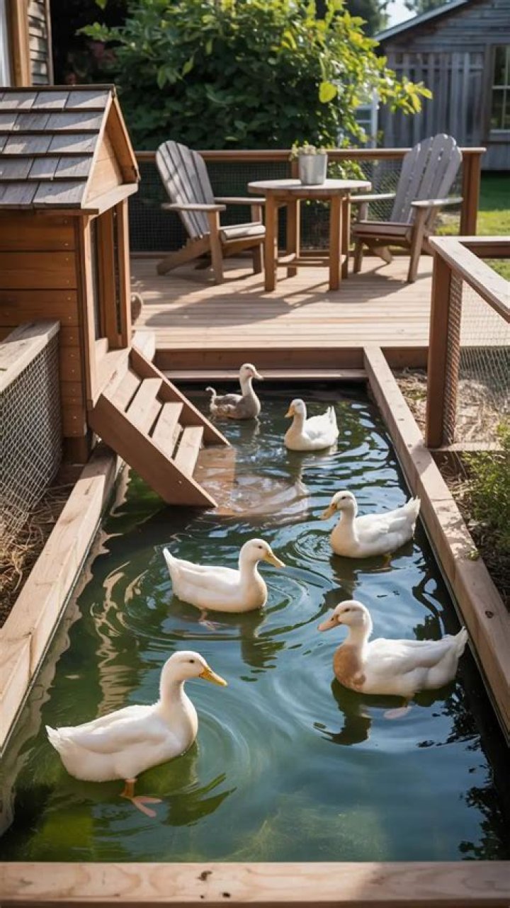 Can you put sand in a duck run?