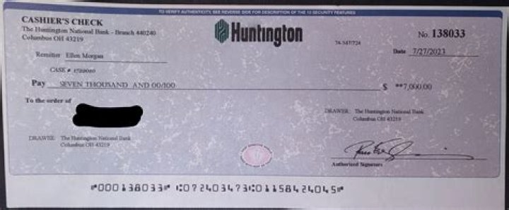 Can you scan a cashier's check?
