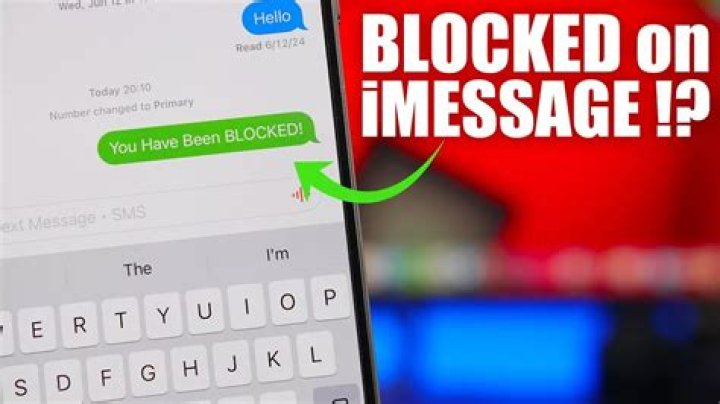 Can you send a text to someone you blocked?