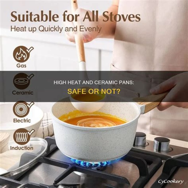 Can you use high heat on ceramic pans?