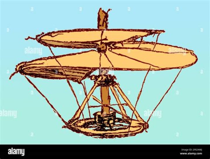 Did Da Vinci invent the helicopter?