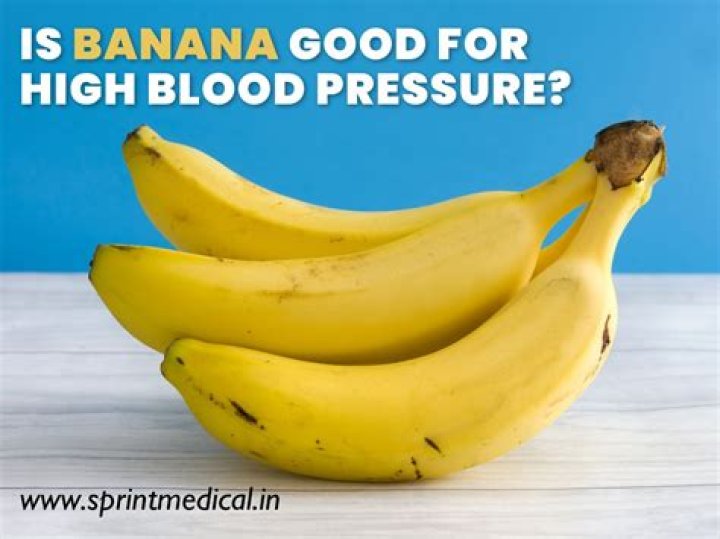 Do bananas lower blood pressure quickly?