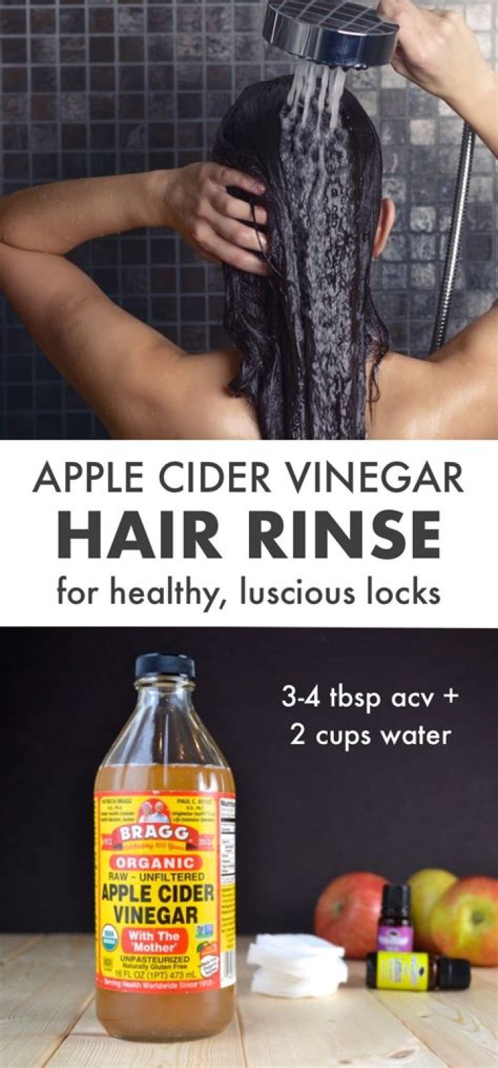 Do I need to shampoo my hair after apple cider vinegar?