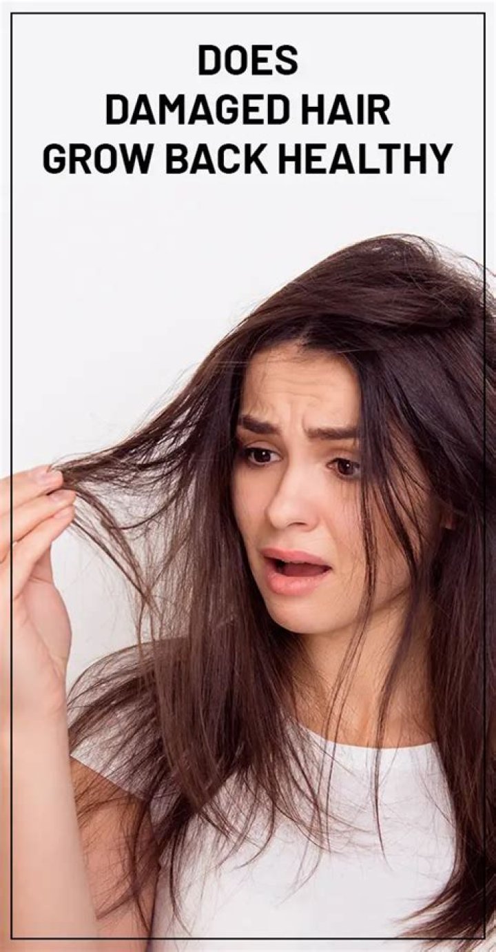 Does damaged hair grow back healthy?