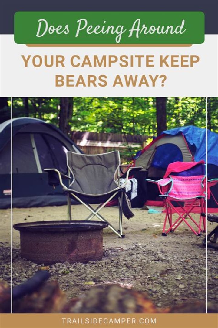Does peeing around your tent keep bears away?