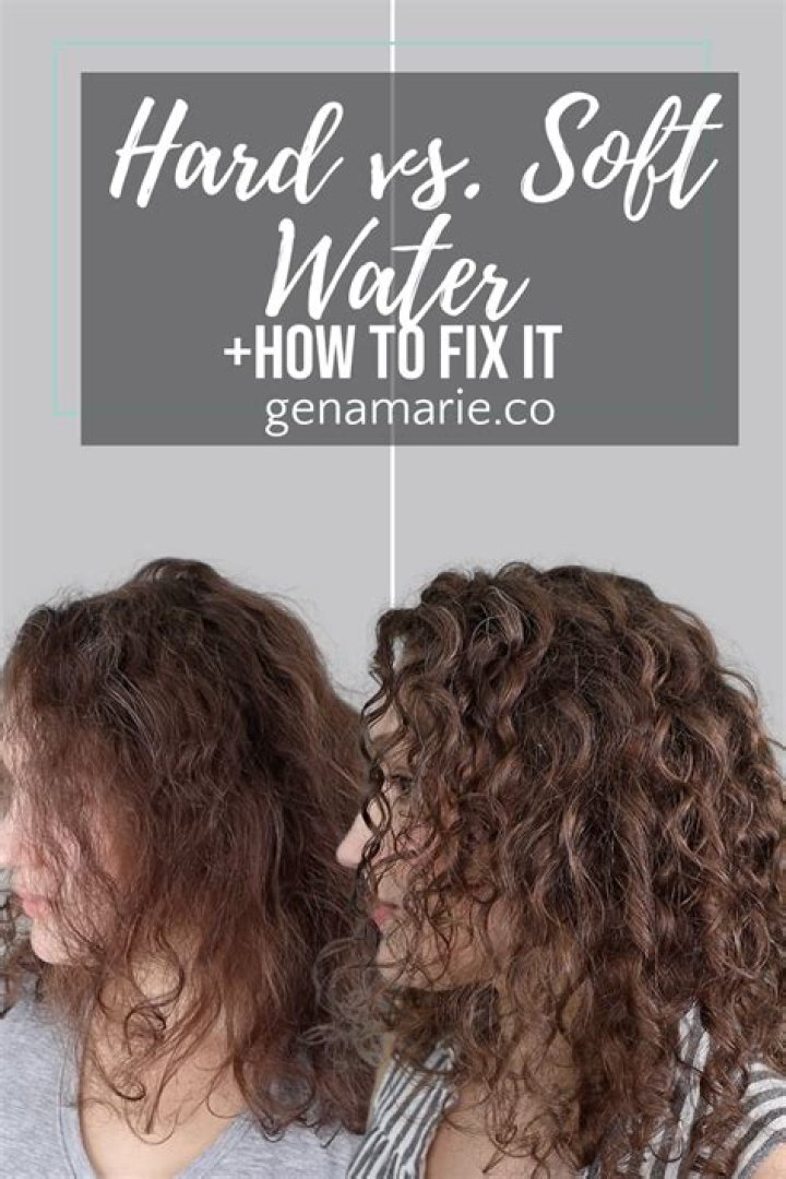 Does soft water affect hair?