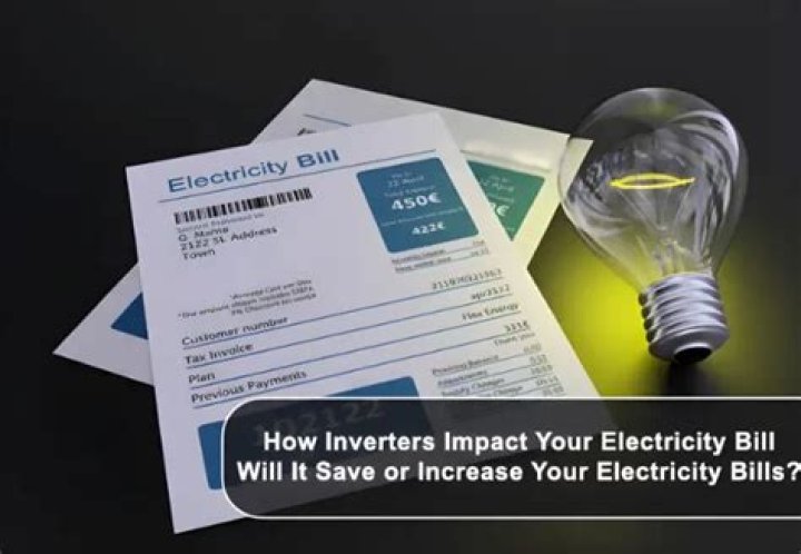 Does using inverter increase electricity bill?