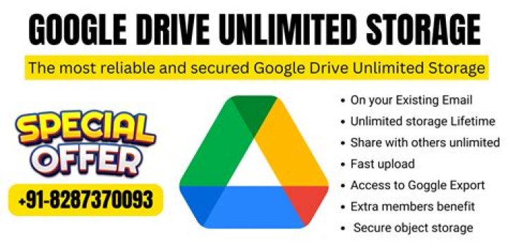 How do I get unlimited Google storage?