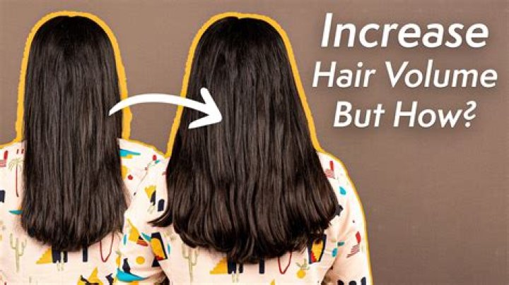 How do I make my hair have more volume?