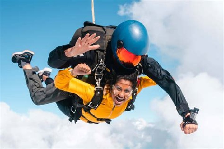 How do you breathe while skydiving?