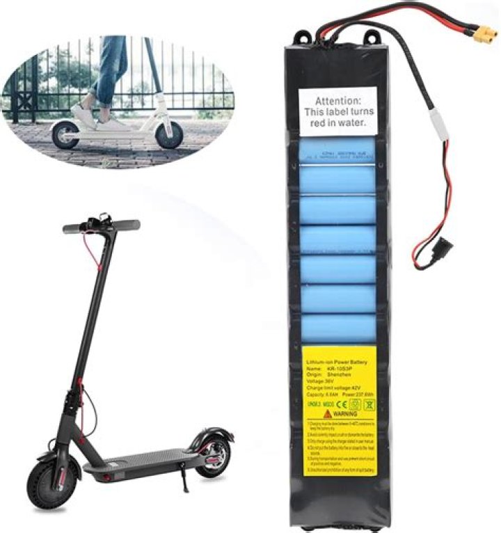 How do you check an electric scooter battery?