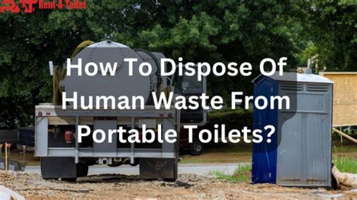 How do you dispose of human waste?