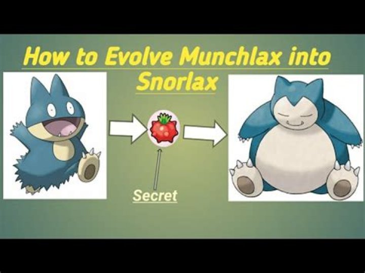 How do you evolve Munchlax?