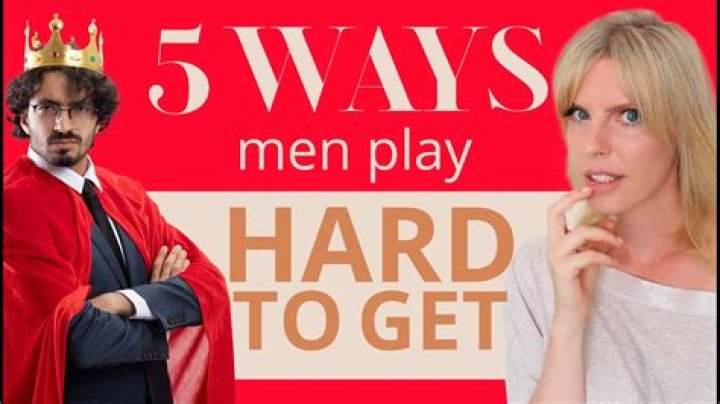 How do you know a guy is playing hard to get?