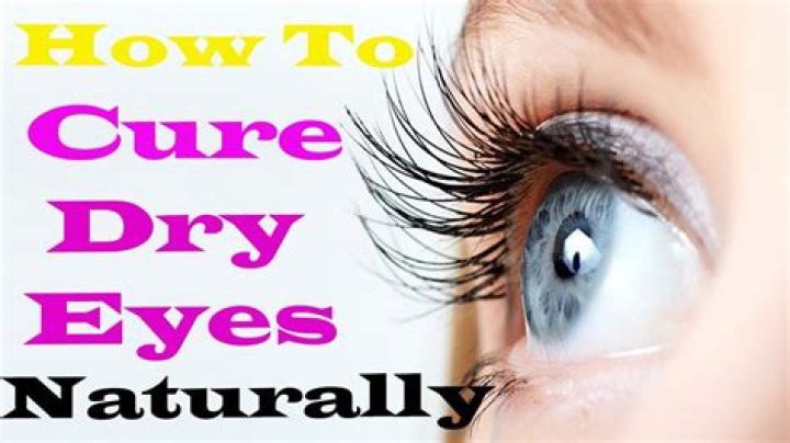 How do you lubricate dry eyes naturally?