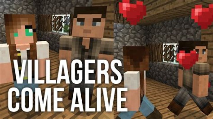 How do you make two villagers marry in Minecraft Comes Alive?
