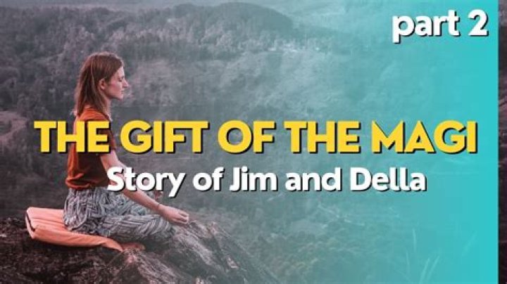 How does Della look in the gift of magi?