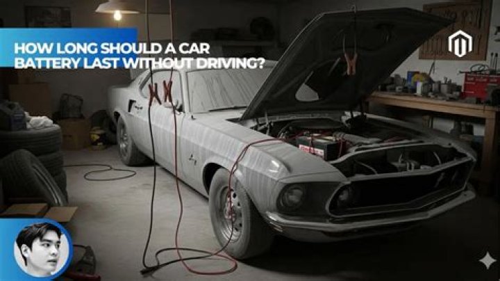 How long should a car battery last without driving?