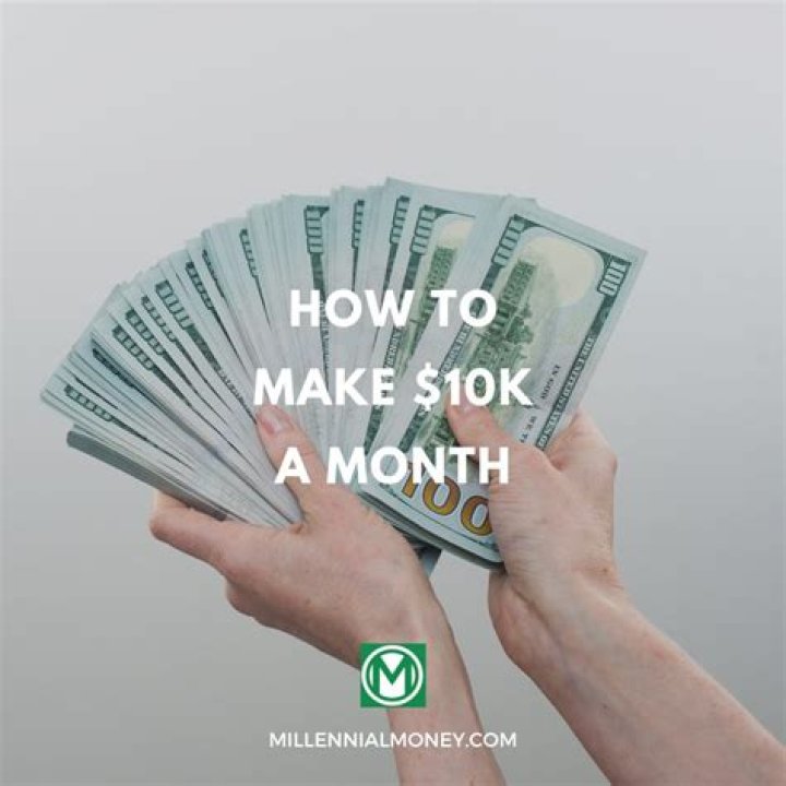 How much do you need to make a day to make 10K a month?