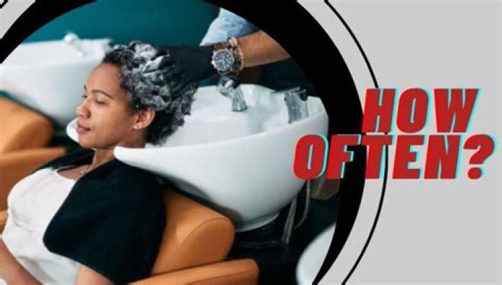 How often does a black person wash their hair?