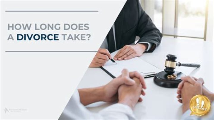How quickly does a divorce take?