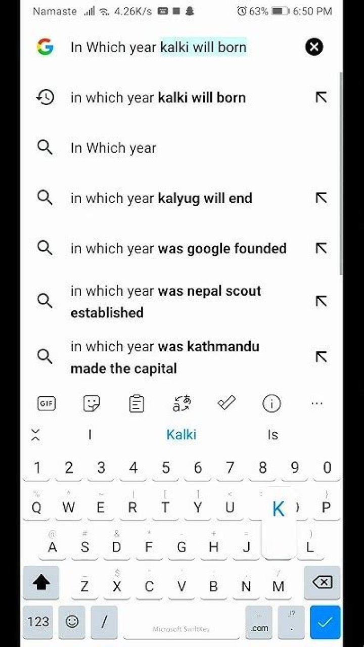 In which year Kalki will born?
