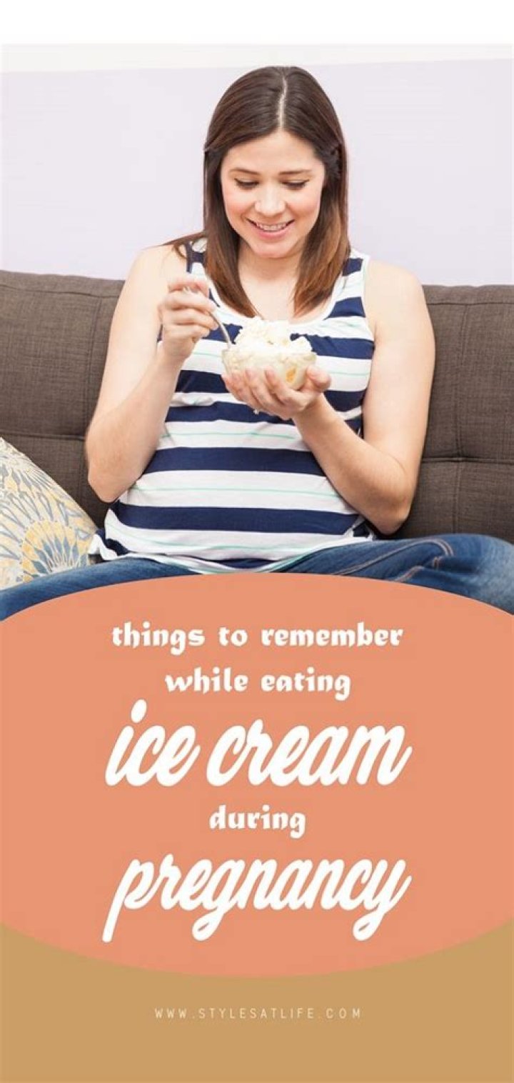 Is ice cream good during pregnancy?