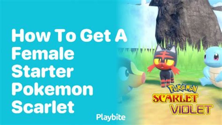 Is it possible to get a female Starter Pokémon?