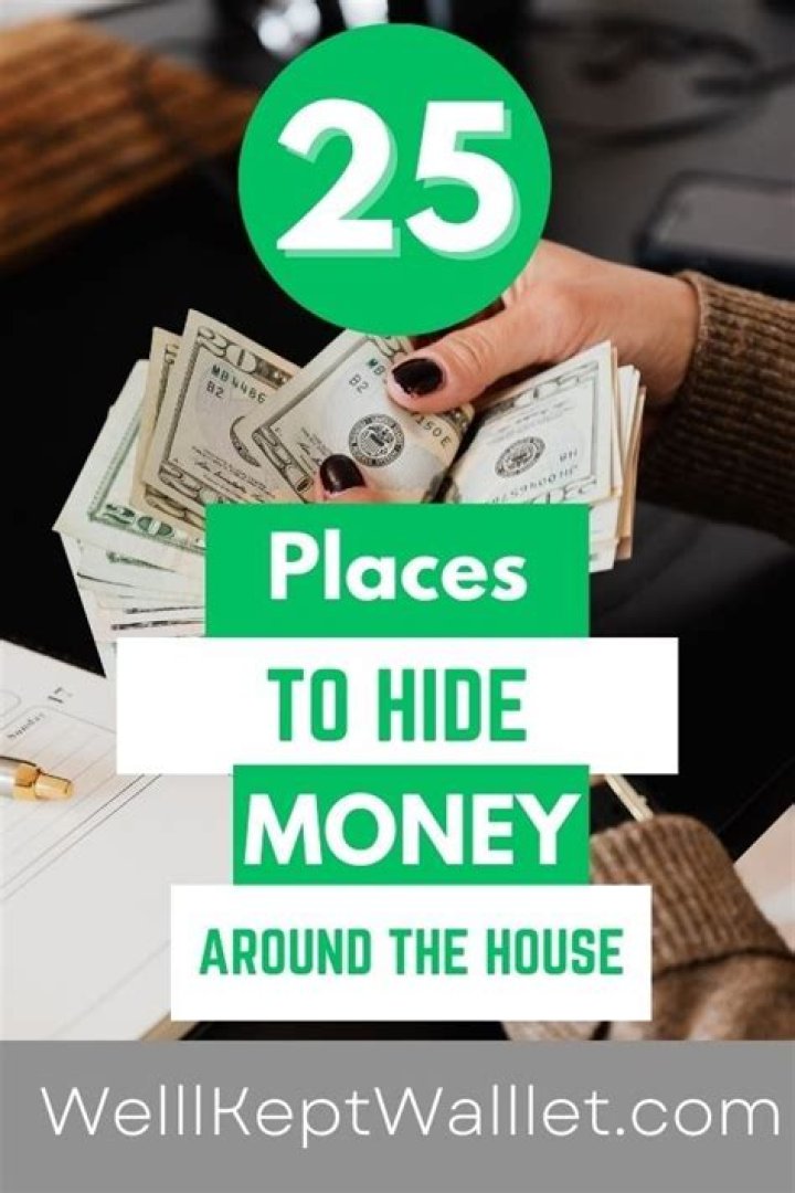 Is it smart to hide cash at home?