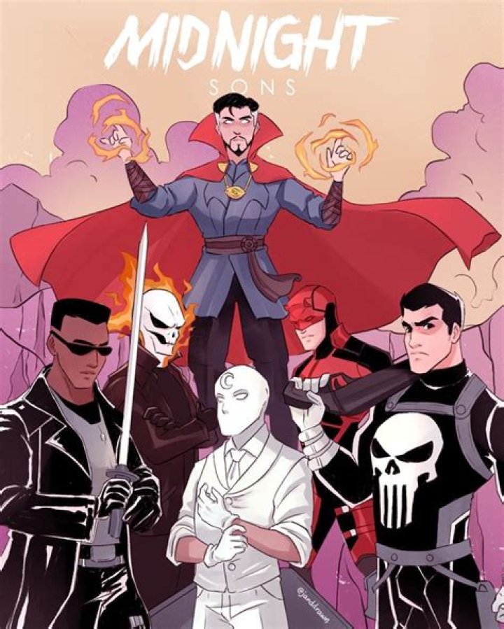 Is the Black Knight in Midnight Sons?