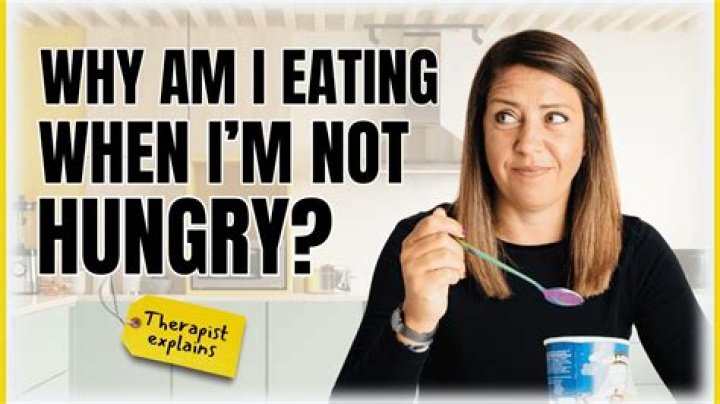 Should I eat if not hungry?