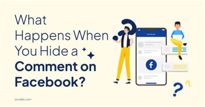 What's the difference between hiding and deleting a comment on Facebook?