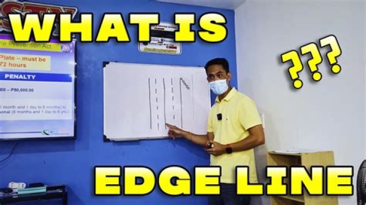 What are edge lines?
