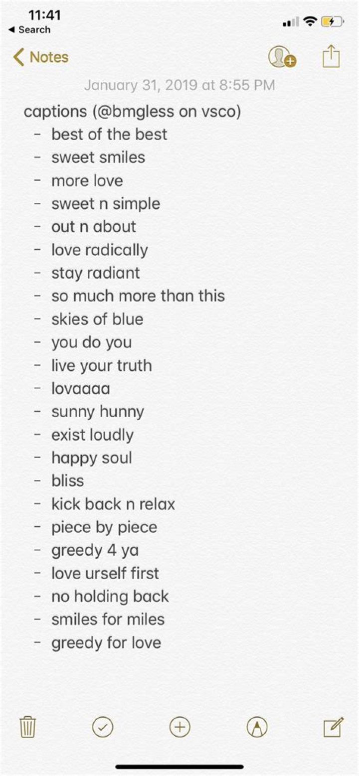 What are small captions?