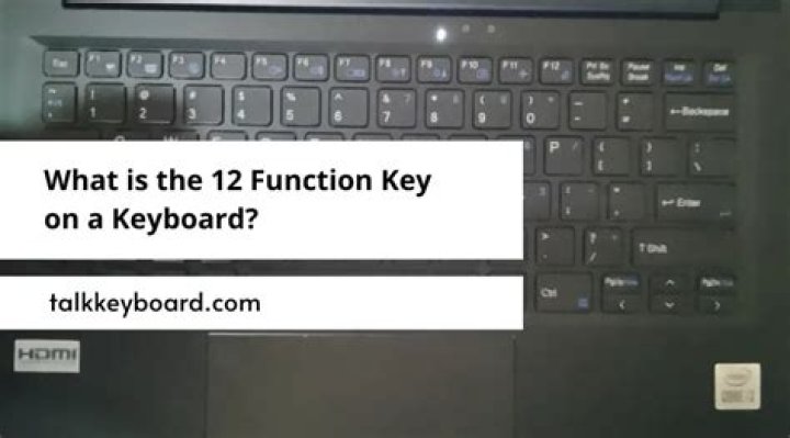 What are the 12 function keys on a keyboard?
