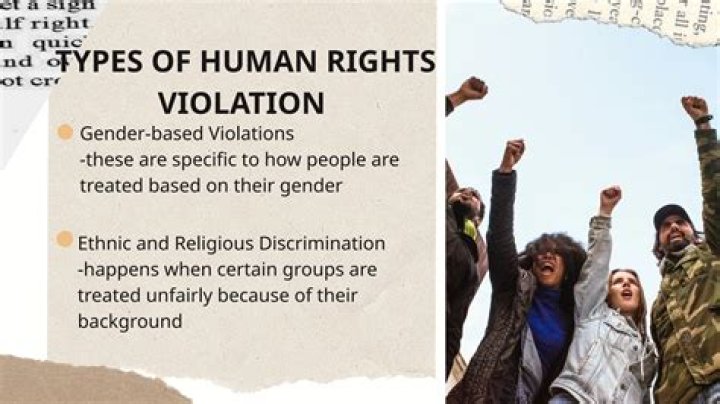 What are the 5 articles of human rights violation?