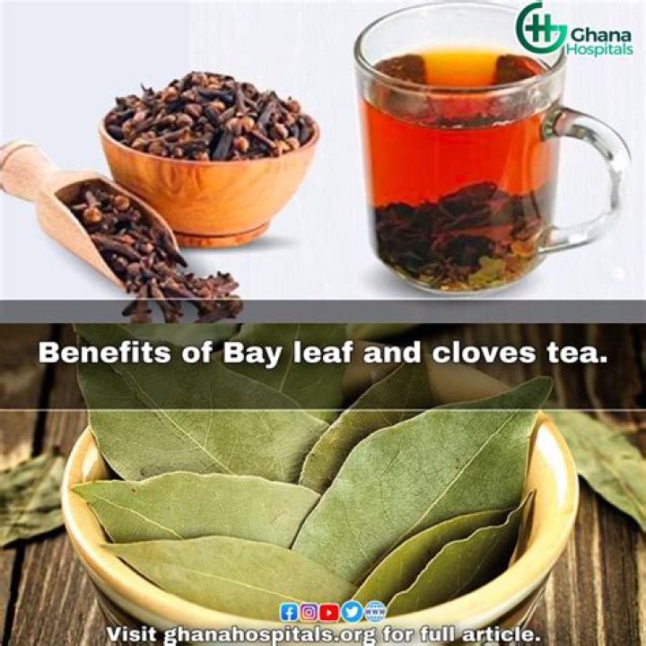What are the benefits of bay leaves and ginger tea?