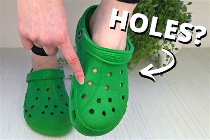 What are the holes in Crocs called?