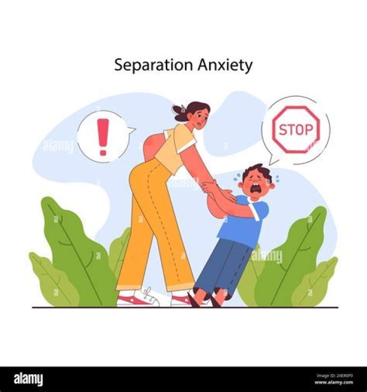 What are the three stages of separation anxiety?