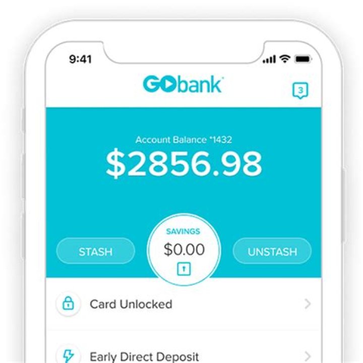 What bank does GoBank use?